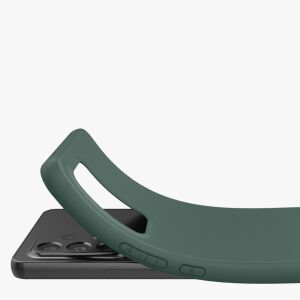 Kwmobile Samsung Galaxy A53 5G Szilikon Tok - Zöld