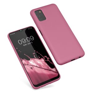 kwmobile pink silicone case for Samsung Galaxy A03s - full protection - Phone Case