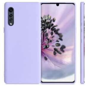 Fioletowe silikonowe etui LG Velvet, ochrona i styl - Nonbrand Kontakty telefoniczne