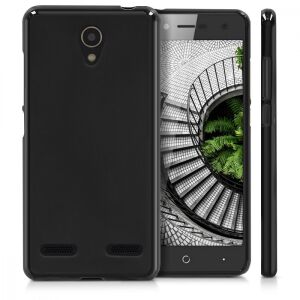 kwmobile Black Silicone Case on ZTE Blade L7 - multiple views - Phone Case