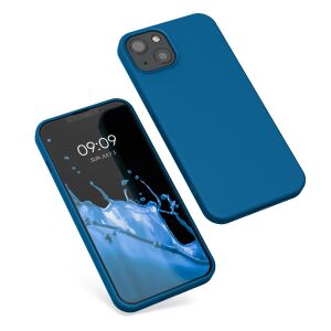 kwmobile iPhone 13 Син Силиконов Калъф - Стилна Защита - Технически статии и електроника
