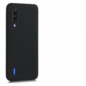 kwmobile black silicone case for Xiaomi Mi 9 Lite - back view - Phone Case
