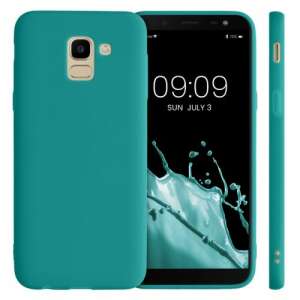 Green silicone case for Samsung Galaxy J6 - Phone Case