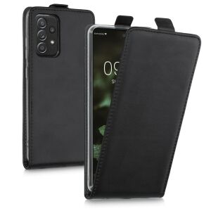 kwmobile Samsung Galaxy A52 Flip Tok - Fekete
