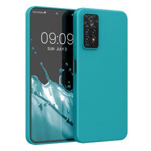 Kwmobile Green Silicone Case for Xiaomi Redmi Note 11 Pro/Pro 5G - Phone Case