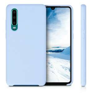 kwmobile Silicone Case for Huawei P30, Light Blue - Phone Case