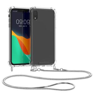 kwmobile iPhone XR Clear Case with Neck Strap - Transparent Protective Cover - Nonbrand Phone Case