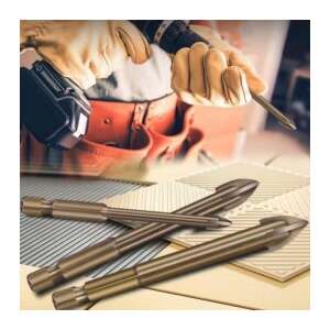 Karbid drill bit set, 5 pieces, for drilling in various materials - Drill bit