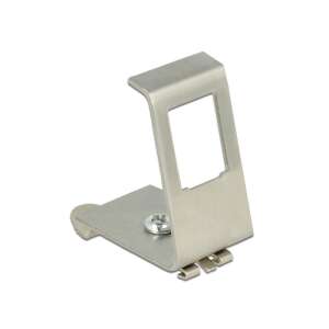 Delock Keystone fém szerelő 1 port DIN sínhez - Keystone modul kiegészítő