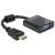 Delock HDMI to VGA adapter, black