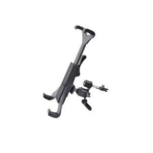 Univerzális szellőzőrácsra szerelhető tablet tartó 4-14 colos tabletekhez, fekete, ferde nézet - Autós tablet tartó