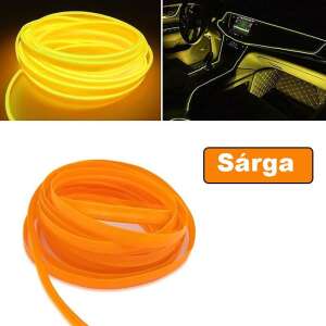 Yellow LED strip for car interior decoration, 3 meters long, 10 colors available - Car decorative strip