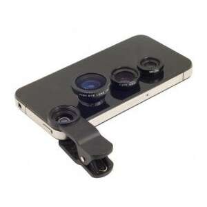 3 in 1 universal phone lens kit with macro, wide angle and fisheye lenses - Mobile Phone Lens Attachment