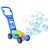Bubble-blowing Lawn Mower in Blue with 2 Bottles of Bubble Liquid 51343501