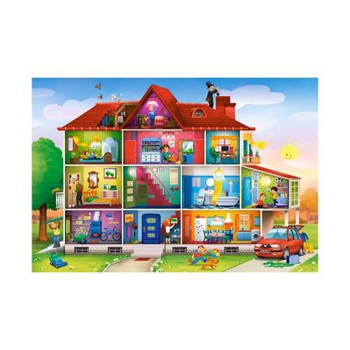 Összerakott Castorland Házi Élet 120 darabos puzzle