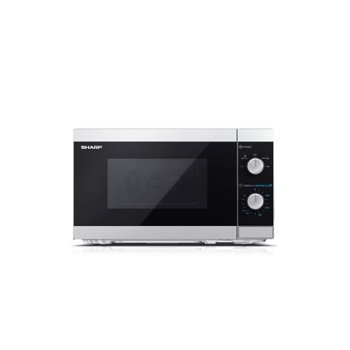 Микровълнова фурна Sharp Home Appliances YC-MS01E-S, за плот, самостоятелна, 20 л, 800 W
