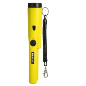 Kkmoon Handheld-Metalldetektor, gelb, mit schwarzem Lanyard - Metalldetektoren