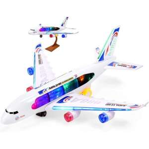 Elemes, világító, zenélő játék repülőgép gyermekeknek  51359523 