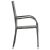 4 db Szürke Polyrattan Kertiszék – Rakásolható 183667567