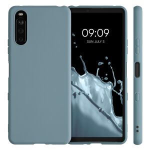 kwmobile Sony Xperia 10 III зелен силиконов калъф - Телефонни контакти