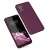 Kwmobile silicone phone case for Nokia G21/G11, purple, shown from two angles