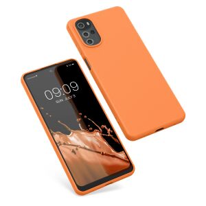 Kwmobile Motorola Moto G22 husă silicon portocalie - Huse telefon