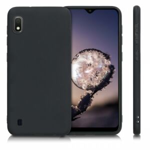 kwmobile Samsung Galaxy A10 Schwarze Hülle mit Telefondisplay - Handyhüllen