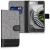 kwmobile ZTE Blade L7 grey textile wallet case with card slots