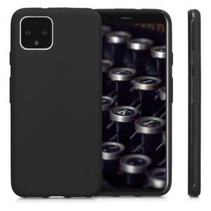 Black silicone case for Google Pixel 4 - Phone Case