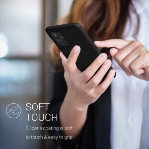 kwmobile OnePlus 9 Black Silicone Case - Soft Touch, Easy Grip - Phone Case