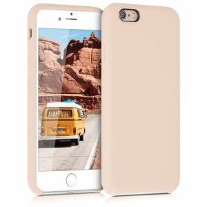 kwmobile iPhone 6/6s Cream Silicone Case on iPhone - Nonbrand Phone Case