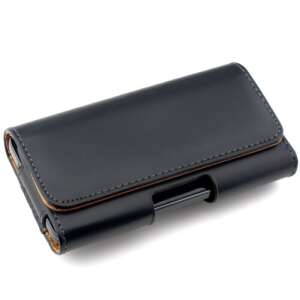 Universal-Telefonhülle, Eco-Leder, schwarz, 11110