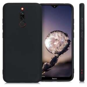 Etui für Xiaomi Redmi 8, Silikon, schwarz, 50640.47
