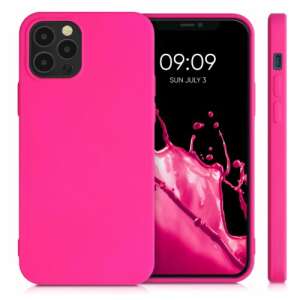 kwmobile Silicone Case for Apple iPhone 12 / 12 Pro - Pink - Nonbrand Phone Case