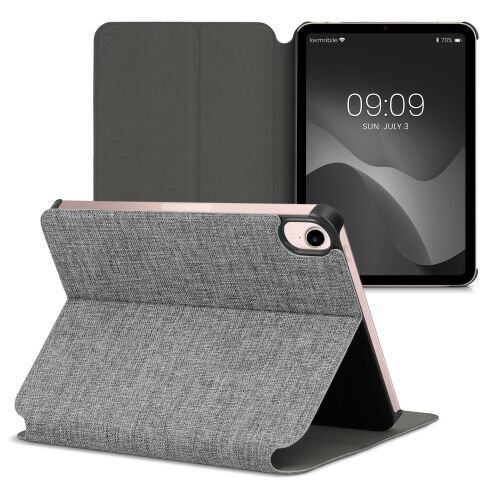 KWmobile iPad Mini 6 (2021) Grey Textile Case with Stand