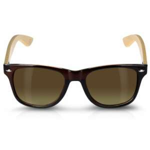 Navaris Unisex Sunglasses, UV400, Bamboo, Brown, 40731.05.05.05