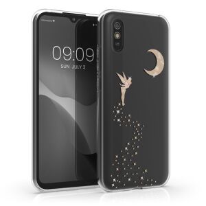 Xiaomi Redmi 9A/9AT clear phone case with fairy and moon design - Phone Case