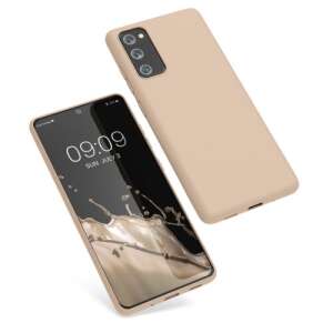 kwmobile Silicone Case for Samsung Galaxy S20 FE in Gold - Phone Case