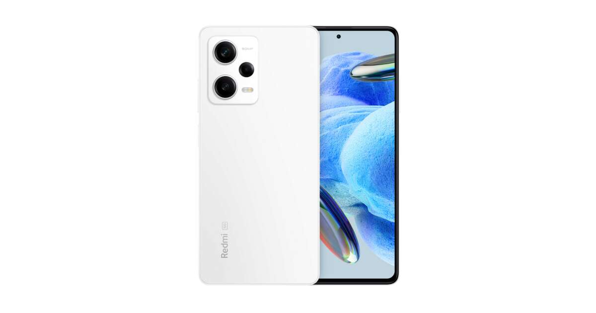 Xiaomi Redmi Note 12 Pro 5G 128GB 6GB RAM Dual Sim Phone, White