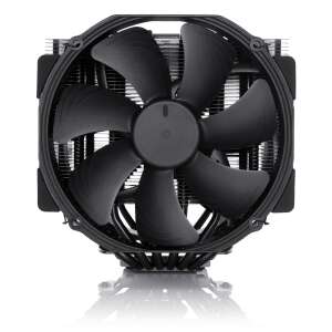 Noctua NH-D15 chromax.black răcitor de procesor vedere din față - Ventilator de PC