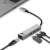 ACT AC7055 USB-C Hub 3 USB-A porttal és Gigabit Ethernettel, laptophoz csatlakoztatva, perifériákkal