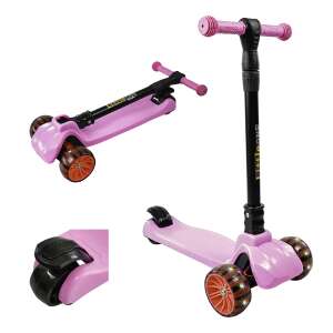 LittleONE by Pepita Skladacia trojkolka pre deti s LED kolieskami #pink