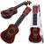 Mini Gitár Gyerekeknek - Sötétbarna - 25cm 114943971