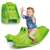 Balansoar crocodil verde pentru trei persoane, leagăn - 101 x 46 x 33 cm 51439768