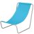 Springos kék összecsukható napozószék