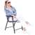 Woman sitting comfortably on Springos garden chair