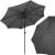 Springos 300cm tilting garden parasol, dark grey, two views