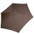 Top view of Springos brown garden umbrella canopy