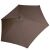 Top view of Springos brown garden umbrella canopy