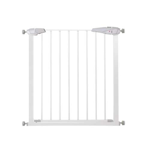 Springos safety gate, adjustable, metal plastic structure, 76-85 cm, - White